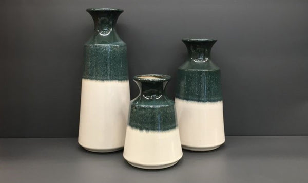 Keramik 3er Vasen-Set