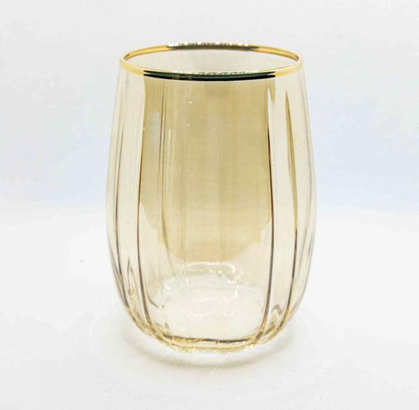 Pasabahce 6x Linka Trinkglas Gold 380 ml